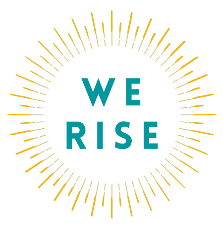 we rise logo